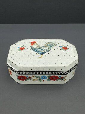 Andrea by Sadek Chanticleer Rooster Trinket Box Vera Bradley Rooster Jewelry Box